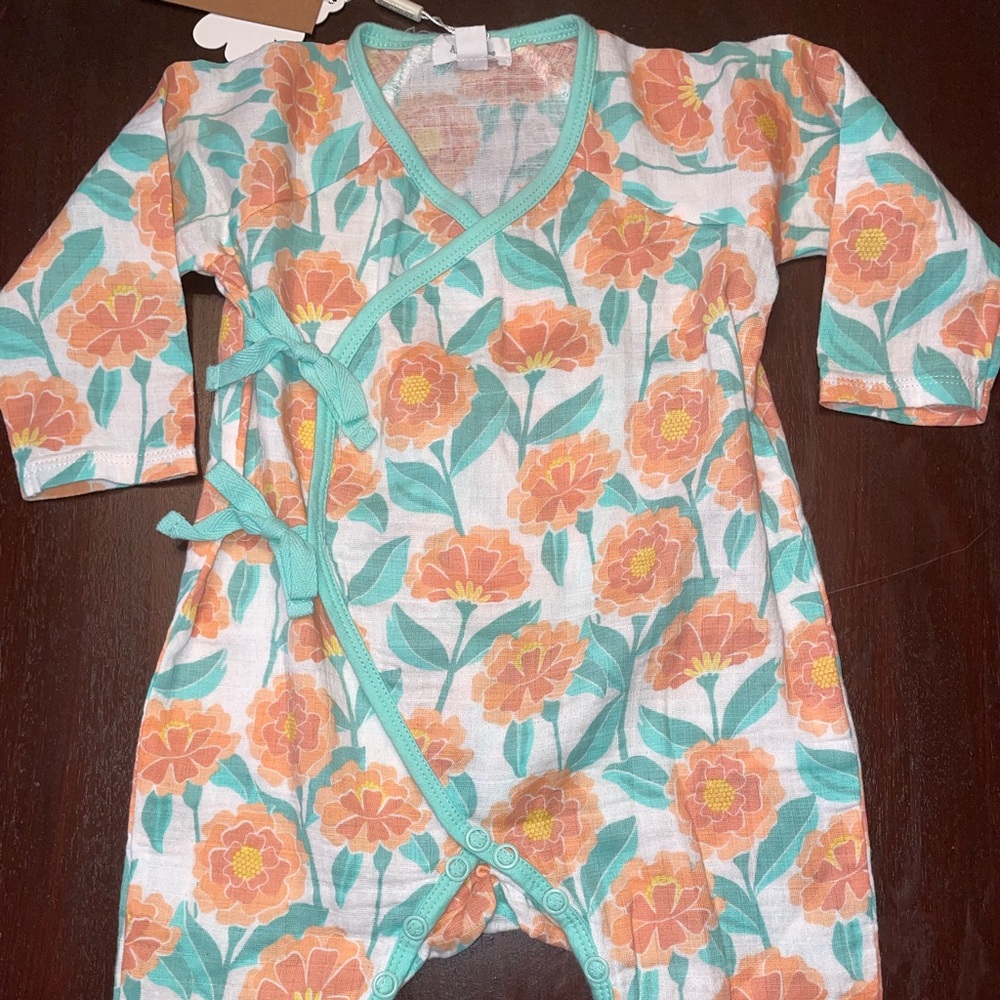 3-6 months angel dear kimono style outfit